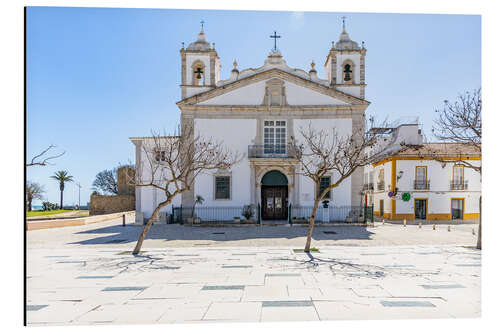 Alubild Kirche an der Algarve in Portugal, Kirche Santa Maria de Lagos
