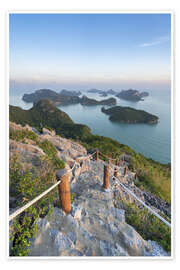 Wandbild Nationalpark Mu Ko Ang Thong, Thailand - Jan Christopher Becke