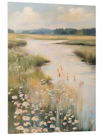 Foam board print Spring on the river - TAlex