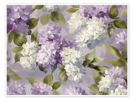 Tableau Moody Summer Lavender Flower - TAlex