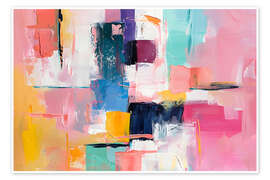 Tableau Colorful abstract geometry - Jörg Gamroth