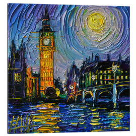 Cuadro de plexi-alu London Big Ben by night