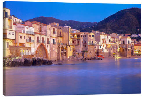 Canvas print Cefalù, Sicily