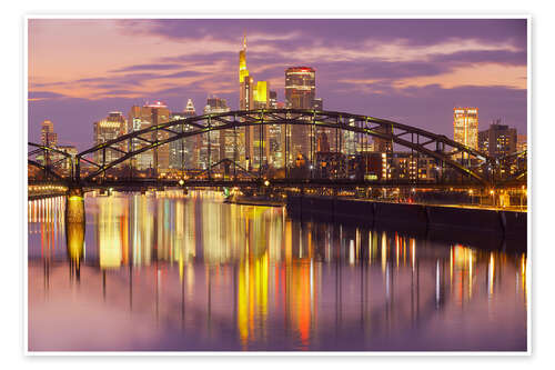Póster Frankfurt Reflection