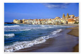 Kunstwerk Coast of Cefalù in Sicily - Patrick Lohmüller