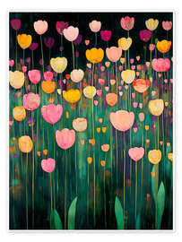 Poster Tulip Land - Annika Persson