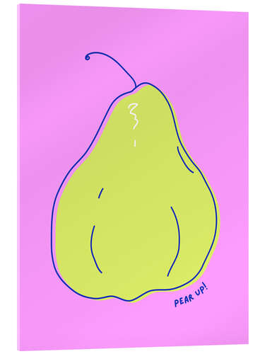 Acrylic print Pear up! - Pear