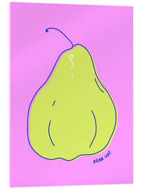 Tableau en verre acrylique Pear up! - Pear - Ohkimiko