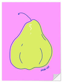 Sticker mural Pear up! - Pear - Ohkimiko