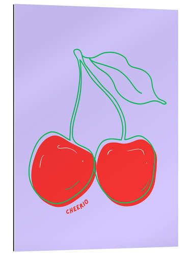 Cuadro de plexi-alu Cheerio - Cherry