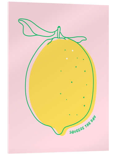 Acrylglasbild Squeeze the day - Lemon