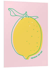 Hartschaumbild Squeeze the day - Lemon - Ohkimiko