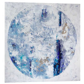Acrylic print White Moon - Adriane Dworzak