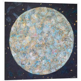 Tableau en aluminium Moon Safari - Adriane Dworzak