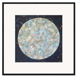 Gerahmter Kunstdruck Moon Safari