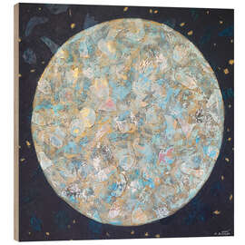 Holzbild Moon Safari