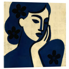 Tableau en verre acrylique The Beauty In Blue - treechild