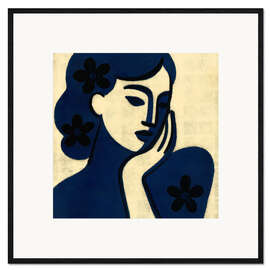 Framed art print The Beauty In Blue - treechild