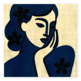 Wall print The Beauty In Blue - treechild