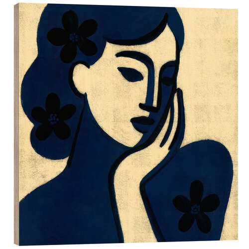 Cuadro de madera The Beauty In Blue