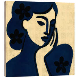 Cuadro de madera The Beauty In Blue - treechild