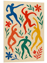 Hartschaumbild Tanz in den Mai