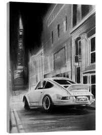 Wood print Night shift - Denny Stoekenbroek