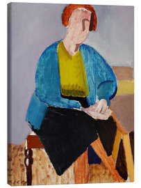 Tableau sur toile Portrait of Yrsa - Vilhelm Lundstrøm