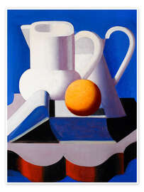 Póster Still life with jugs - Vilhelm Lundstrøm