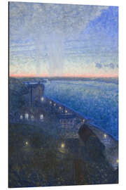 Tableau en aluminium South Mälarstrand - Eugène Jansson