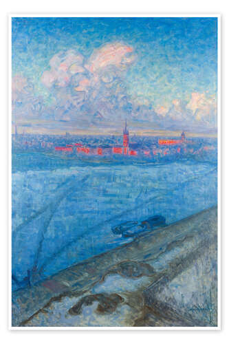 Plakat The City at Sunset, 1897