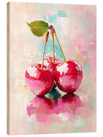 Holzbild Kirschstimmung