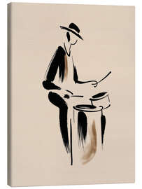 Tableau sur toile The drummer - DejaReve