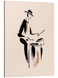 Magnettafel Der Schlagzeuger