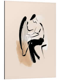 Magnettafel Der Harfenspieler