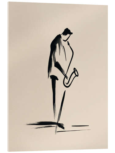 Cuadro de metacrilato The saxophonist