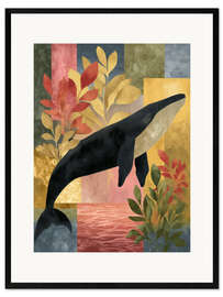 Gerahmter Kunstdruck Whale Tale