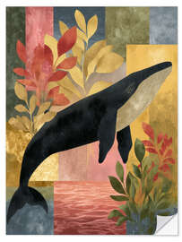 Wandsticker Whale Tale