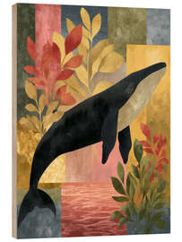 Holzbild Whale Tale - DejaReve