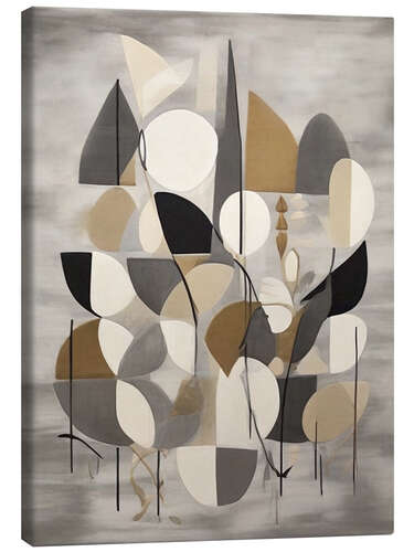 Canvas print Geometric Japandi Abstract