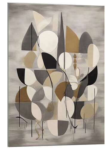 Cuadro de plexi-alu Geometric Japandi Abstract