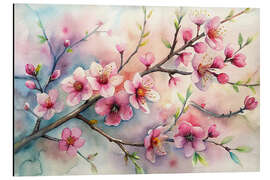 Cuadro de aluminio Almond trees in bloom - nobelart
