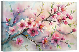 Quadro em tela Almond trees in bloom - nobelart