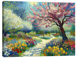 Lienzo Van Gogh-style landscape - nobelart