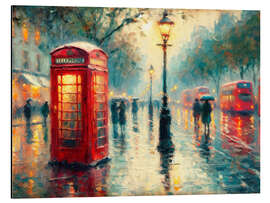 Magnettafel Klassische Telefonzelle von London