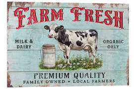 Foam board print Farm Fresh Organic Milk And Dairy - Pineapple Licensing