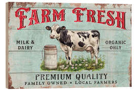 Trätavla Farm Fresh Organic Milk And Dairy - Pineapple Licensing