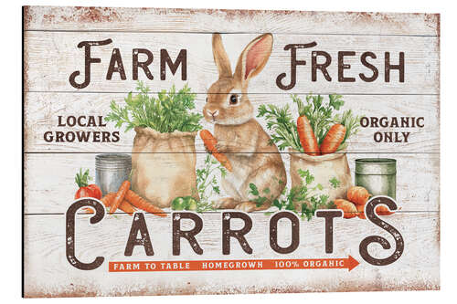Obraz na aluminium Farm Fresh Carrots