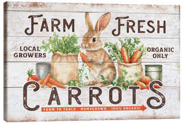 Leinwandbild Farm Fresh Carrots - Pineapple Licensing