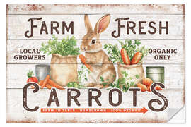 Autocolante decorativo Farm Fresh Carrots - Pineapple Licensing